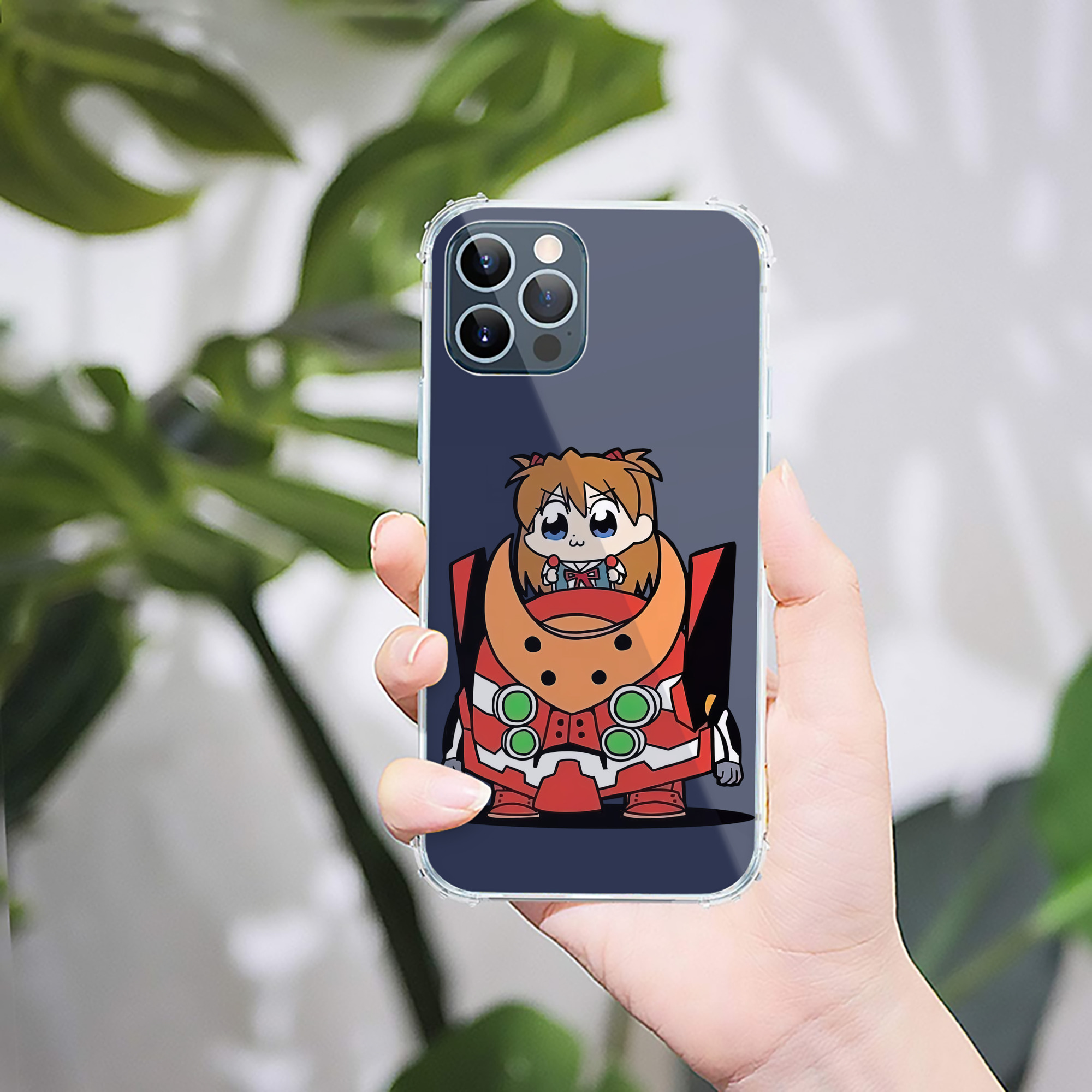 （画像用） EVA 新世紀エヴァンゲリオン 【iPhone 12シリーズ対応】透明スマホケース（クリアソフトケース）